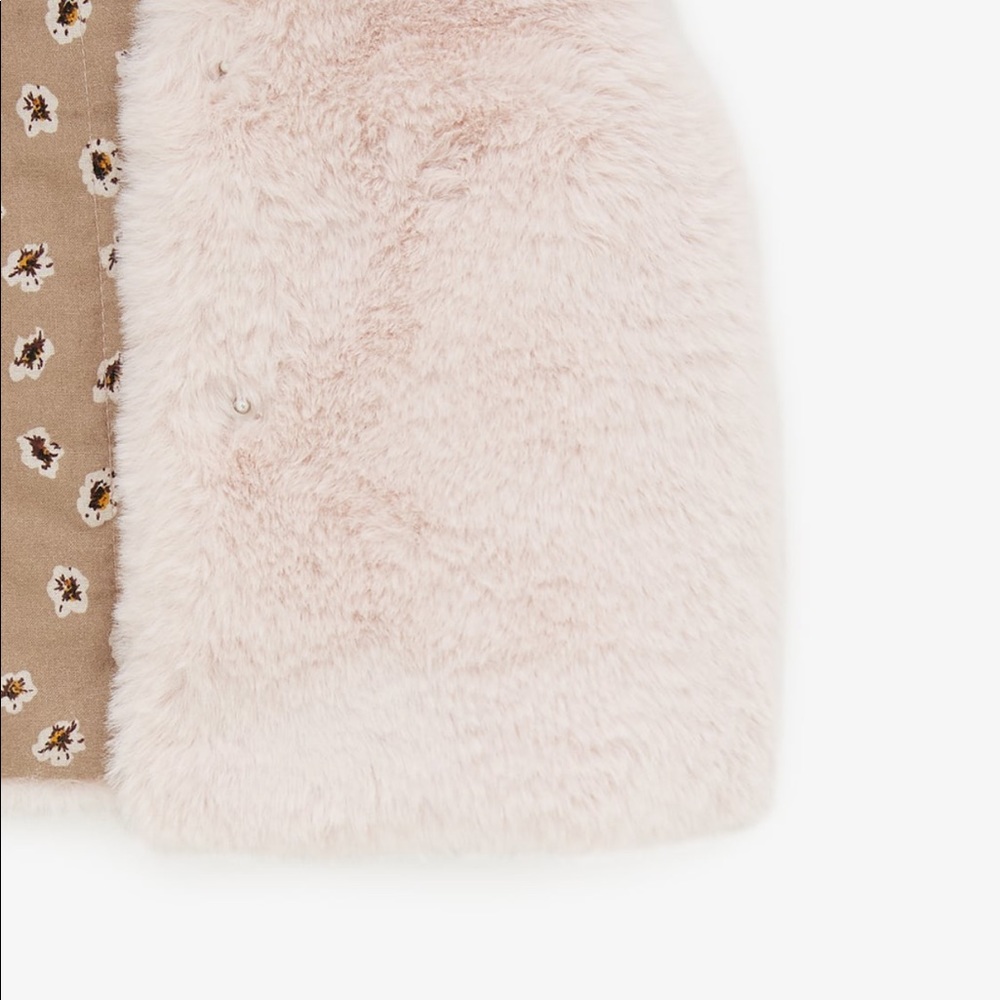 NWT ZARA babygirl fur vest - Picture 4 of 4